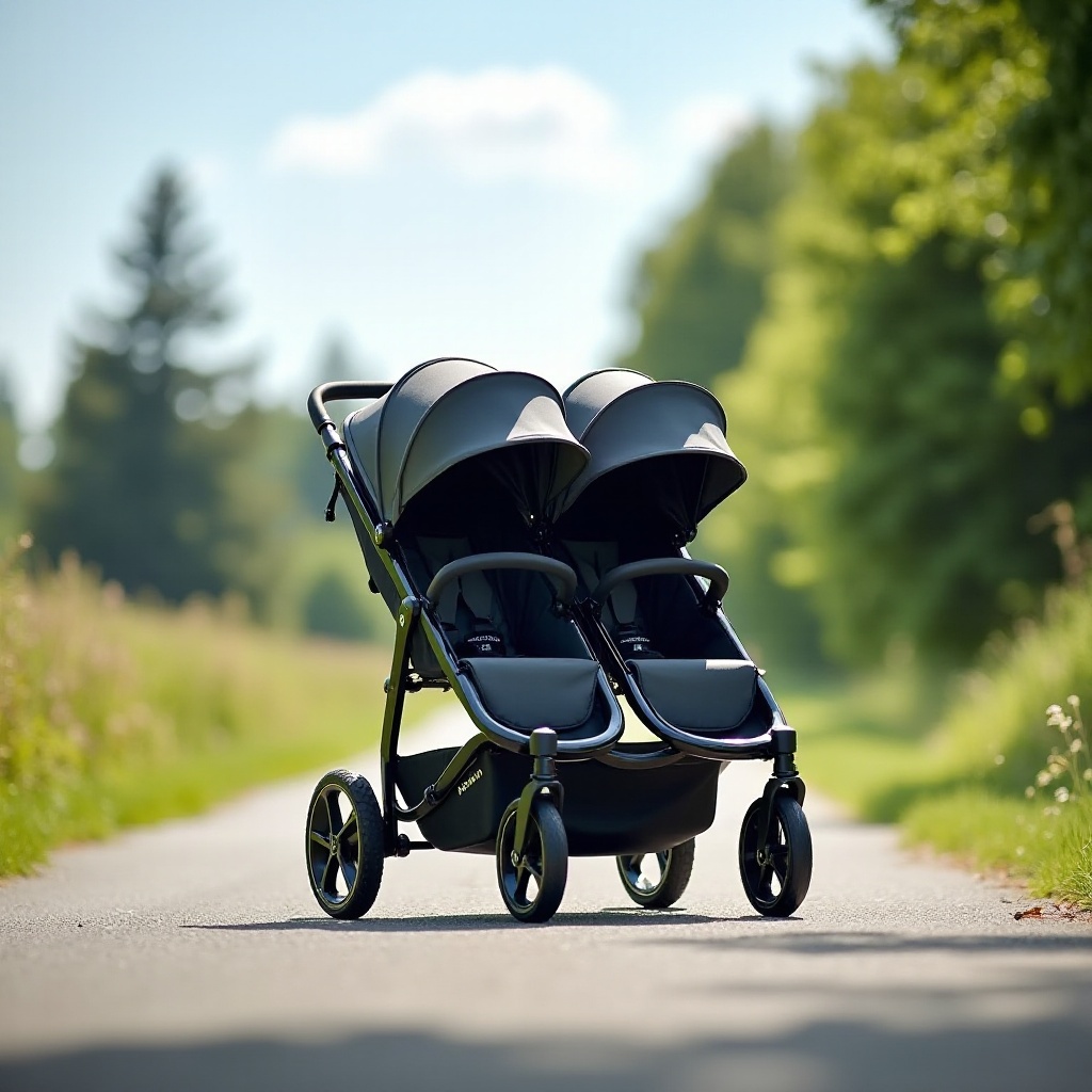 lightest double jogging stroller