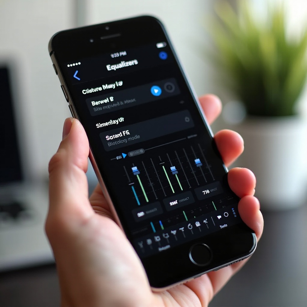 how to change eq on iphone