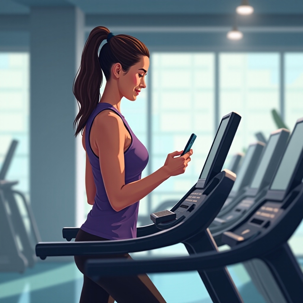 how to connect treadmill to iphone