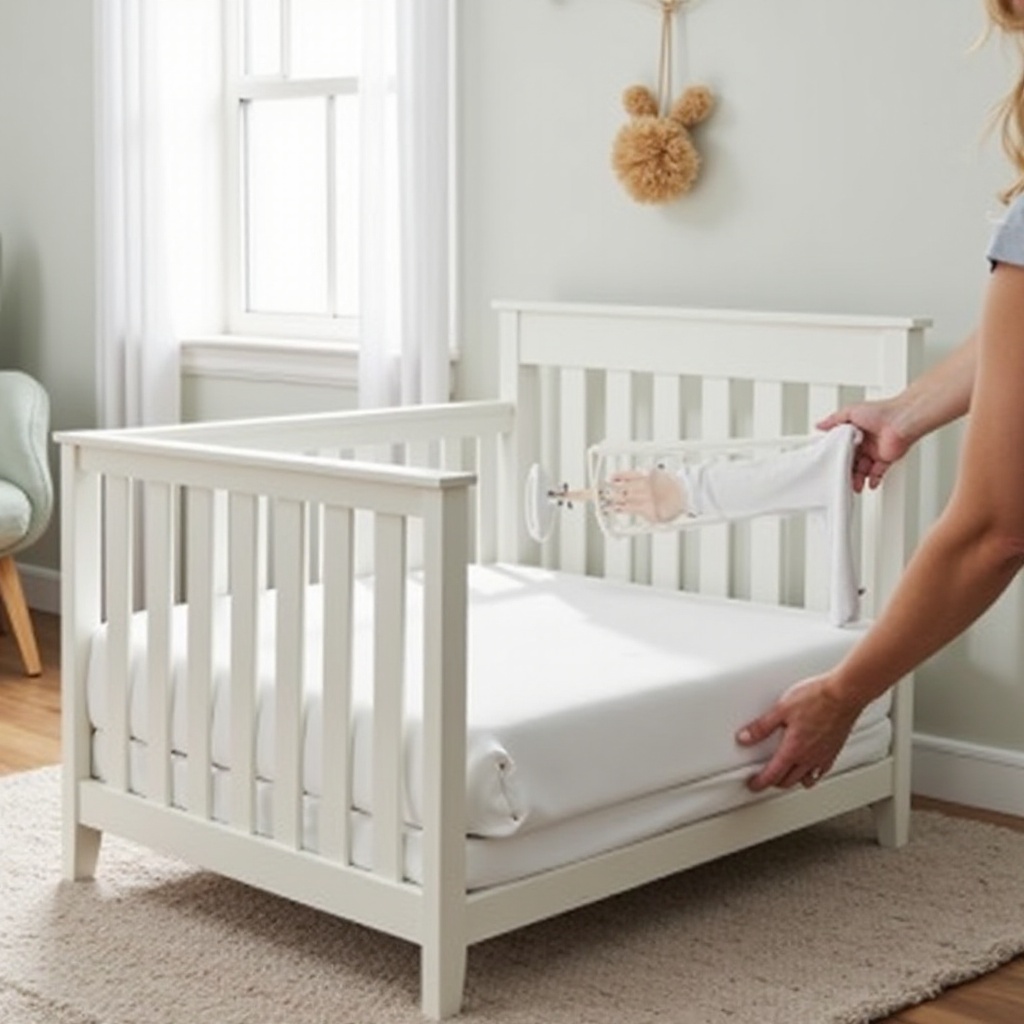how to flatten pack n play mattress