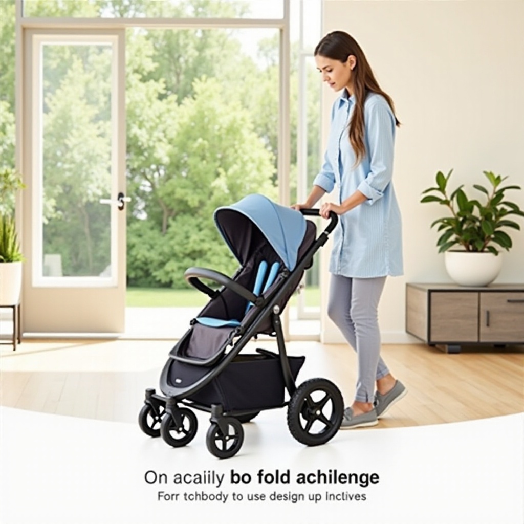 how do you fold a britax stroller